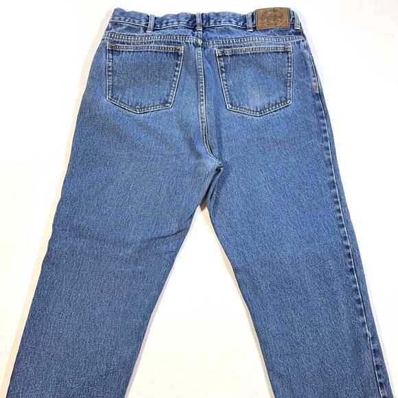 Wrangler 46x32 Blue Cotton Straight Leg Jeans 13MWZ - Picture 2 of 7